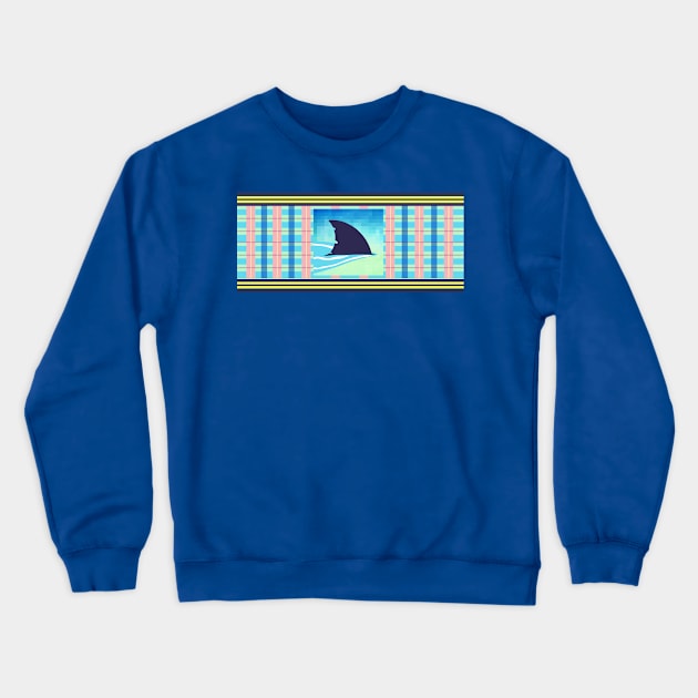 Shark Fin Crewneck Sweatshirt by GLStyleDesigns